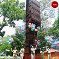 Kerala police erects 3-dimensional monument with discarded guns
