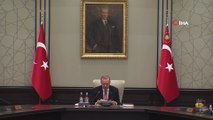 Cumhurbaşkanlığı Kabinesi, Cumhurbaşkanı Recep Tayyip Erdoğan başkanlığında Beştepe'de toplandı.
