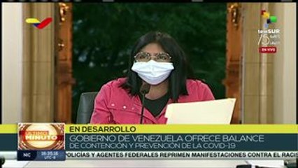 Reitera vicepdta. venezolana estrategia del gobierno ante la pandemia