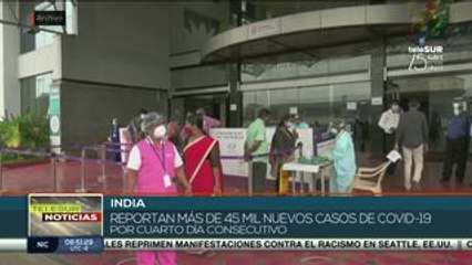 India reporta más de 48 mil nuevos casos de Covid-19 en 24 horas