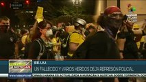 Represión a manifestantes en EE.UU. deja un muerto y varios heridos