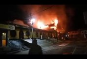 Incendian municipalidad de San Lucas Tolimán, Sololá