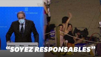 Coronavirus: en Catalogne, les fêtes sont des actes d'"insolidarité" pour le Président