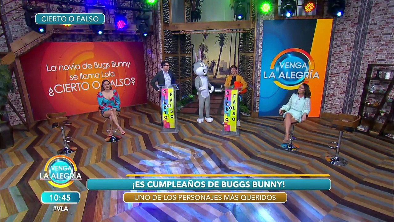 ¡Homenaje a Bugs Bunny en el Cierto o Falso de esta semana por su cumple 80! | Venga La Alegría