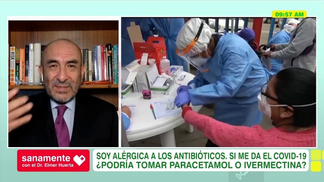 Alergia a los antibióticos, ¿puedo tomar Ivermectina? | Sanamente con el Doctor Elmer Huerta (HOY)