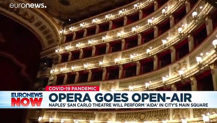 Coronavirus consolation as open-air opera lifts spirits in Naples