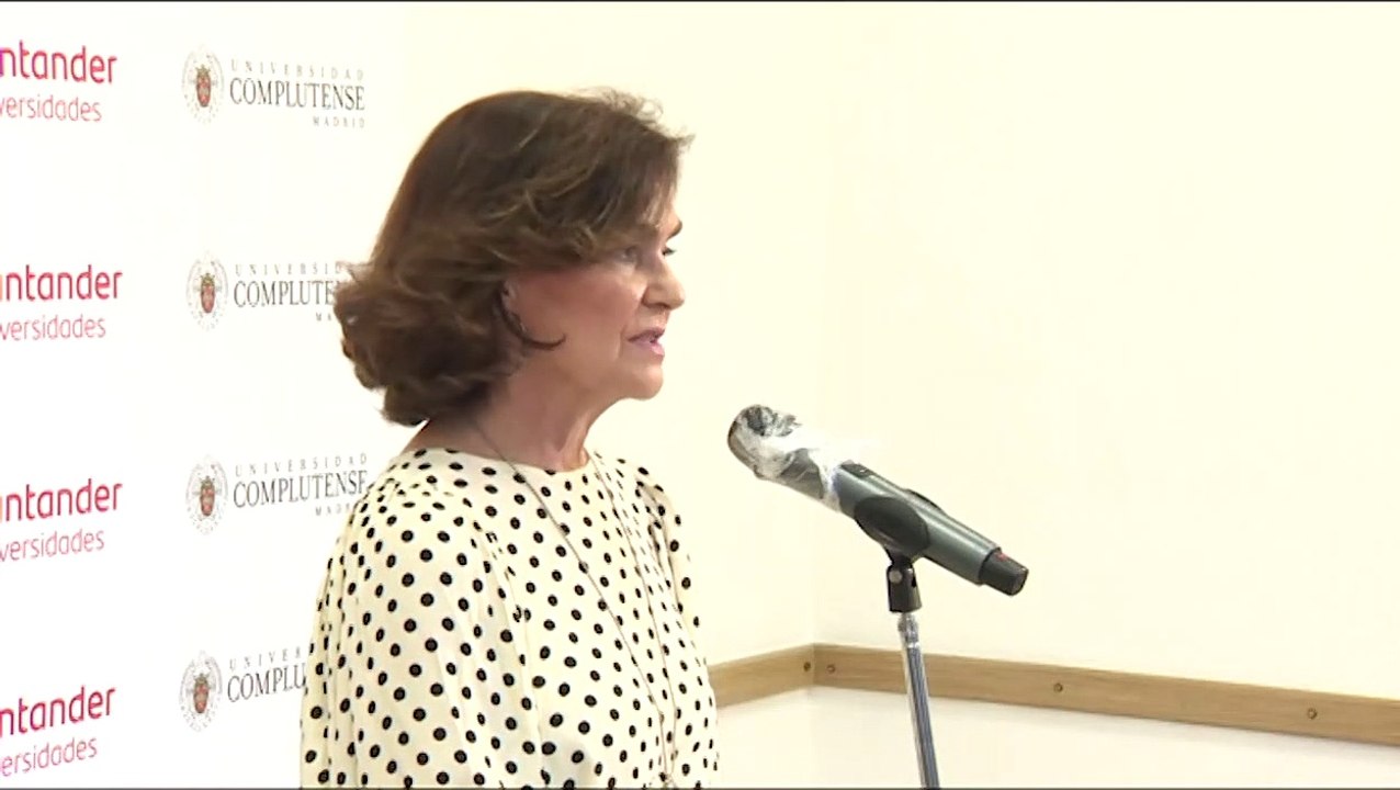 Otra frase de Carmen Calvo para la historia: "Hay rebrotes porque tiene que haberlos"