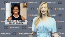 Michelle Obama Speaks With NBA, WNBA Players