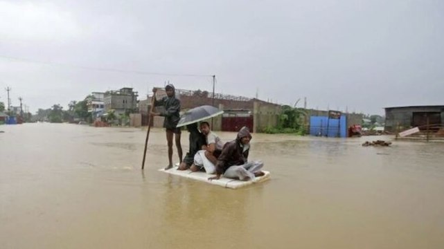 Assam floods: Villages submerged, people stay on roads