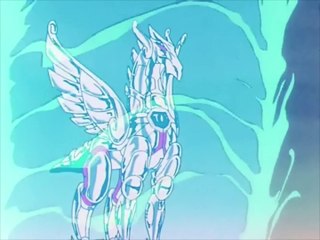 Seiya se pone la Armadura Reparada de Pegaso - Español