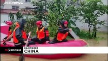Chine : les inondations causent d'importants dégâts