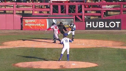 Highlights- USA v Korea - Super Round - WBSC U-18 Baseball World Cup 2017