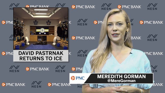 David Pastrnak Joins Bruins For First Practice Inside NHL Bubble