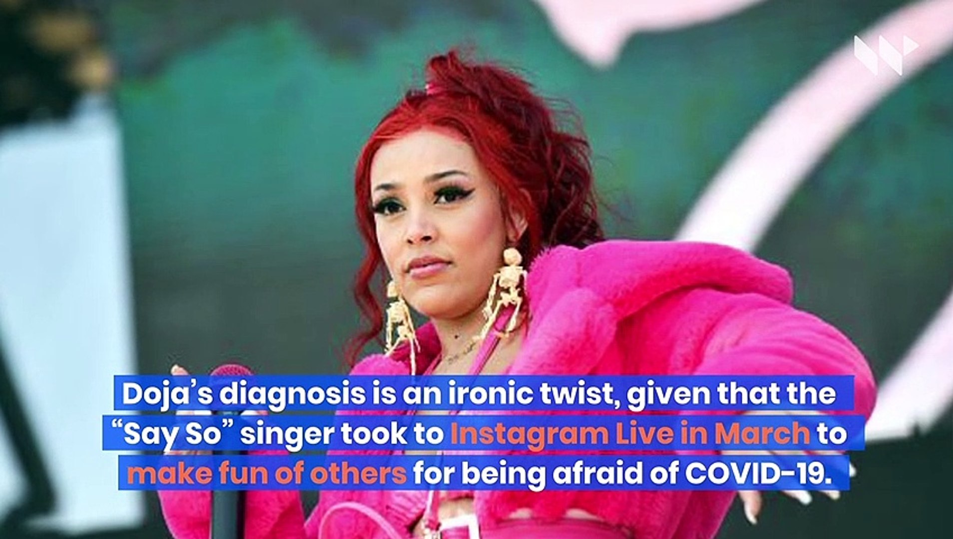 ⁣Doja Cat Tested Positive for COVID-19 After Mocking Others for Being Scared of Virus