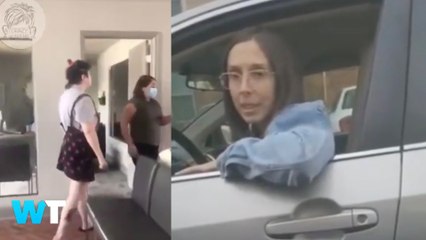 Karen Spits on Delivery Driver For No Reason