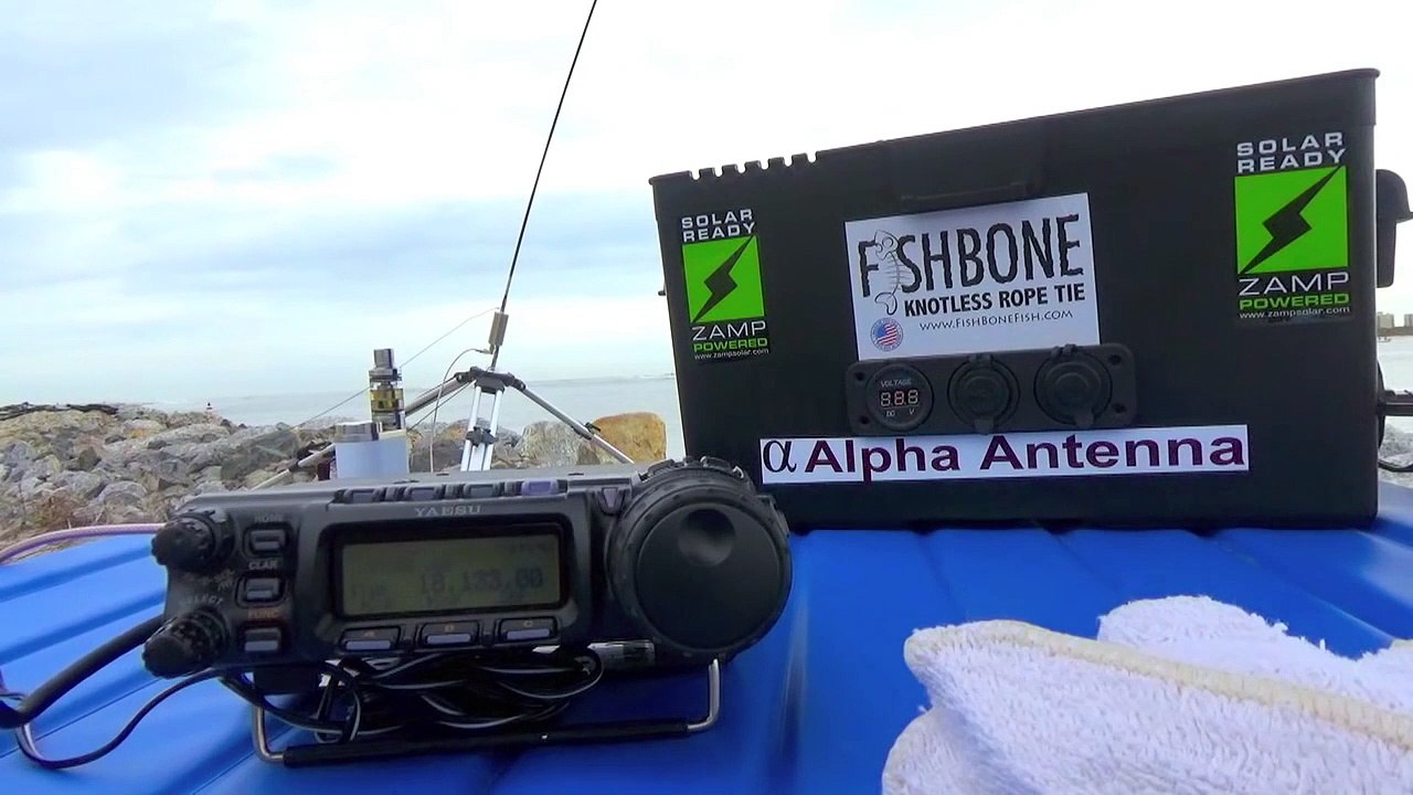 DX QSO's using the Alpha FMJ Multiband directional OCF vertical dipole antenna for Amateur Ham Radio Emergency Communications using systems from Icom, Yaesu, Elecraft, Kenwood, and others.