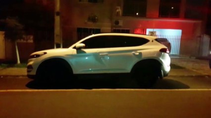 Batida de trânsito envolve moto e veículo Tucson, no Coqueiral