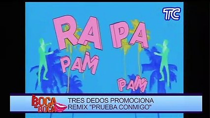 Grupo ecuatoriano "Tres Dedos" promociona la nueva versión de su canción "Prueba Conmigo"