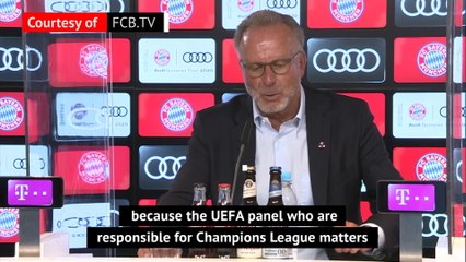 UEFA did a poor job of handling Manchester City's ban - Rummenigge