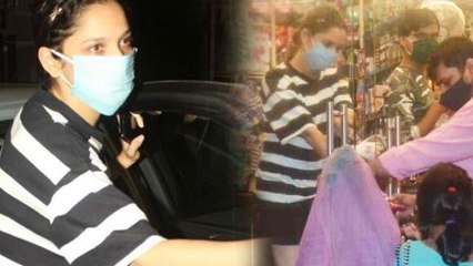 Sushant के जाने के बाद shopping पर निकली Ankita Lokhande, Mumbai की सड़कों पर हुई Spot | FilmiBeat