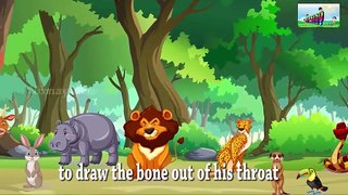 A bone got struck in the fox's throat : animated stories for kids
