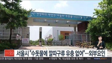 서울시 "수돗물에 깔따구류 유충 없어"…외부요인 결론