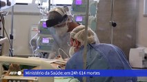 Covid-19: Brasil registra 614 mortes em 24h
