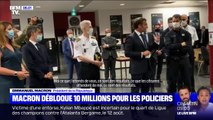 La visite surprise d'Emmanuel Macron dans deux commissariats parisiens