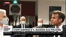 Visite surprise d'Emmanuel Macron cette nuit dans un commissariat à Paris : Il annonce une aide de 10 millions pour les policiers travaillant la nuit