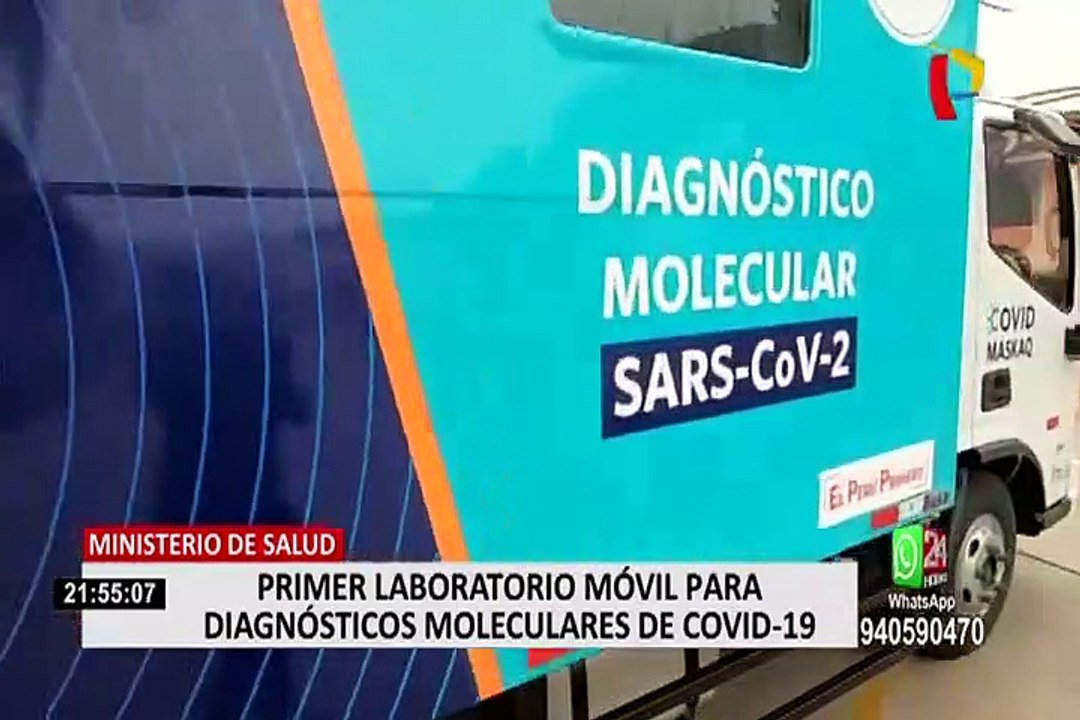INS presenta el primer laboratorio móvil para realizar diagnóstico molecular de COVID-19