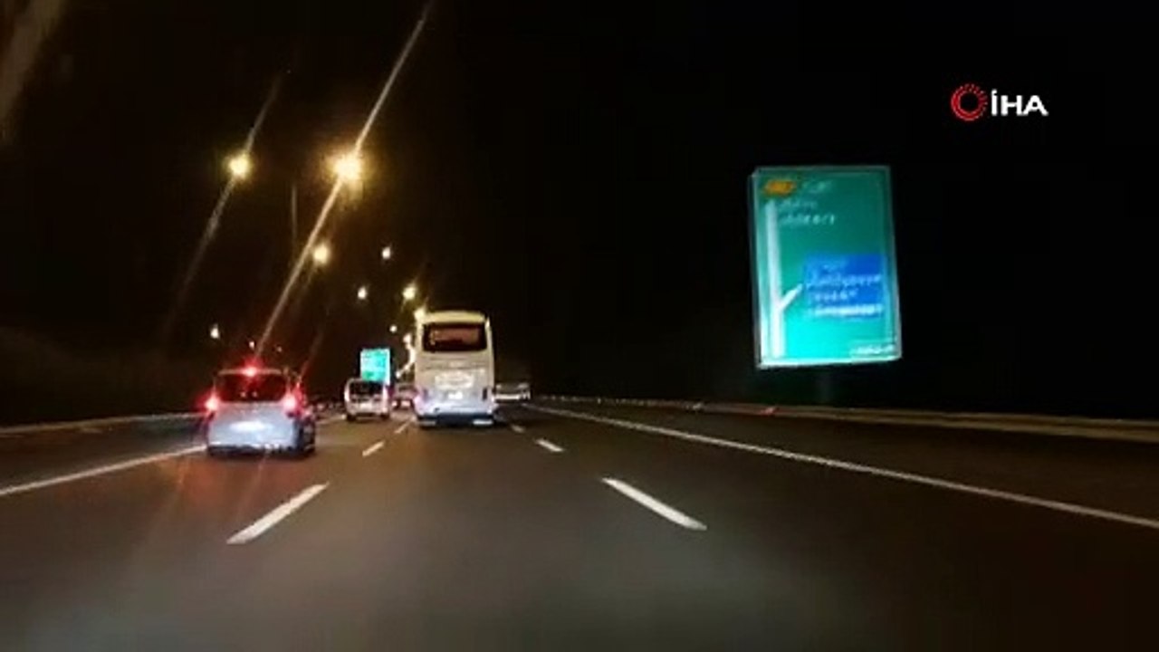 Otoyolda bayram yoğunluğu