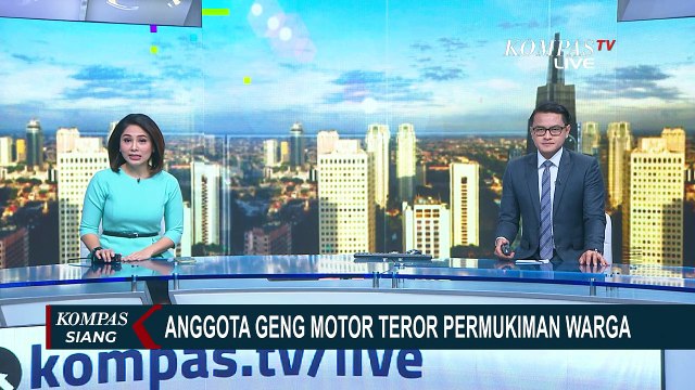 Viral! Dengan Senjata Tajam, Geng Motor Teror Permukiman Warga