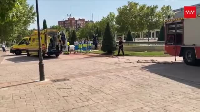 Muere ahogado un joven de 16 años al ser succionado mientras se bañaba en una fuente de Móstoles