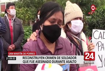 SMP: reconstruyen crimen de soldador que fue asesinado durante asalto