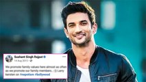 Check Out Sushant Singh Rajput's Old Post On Nepotism