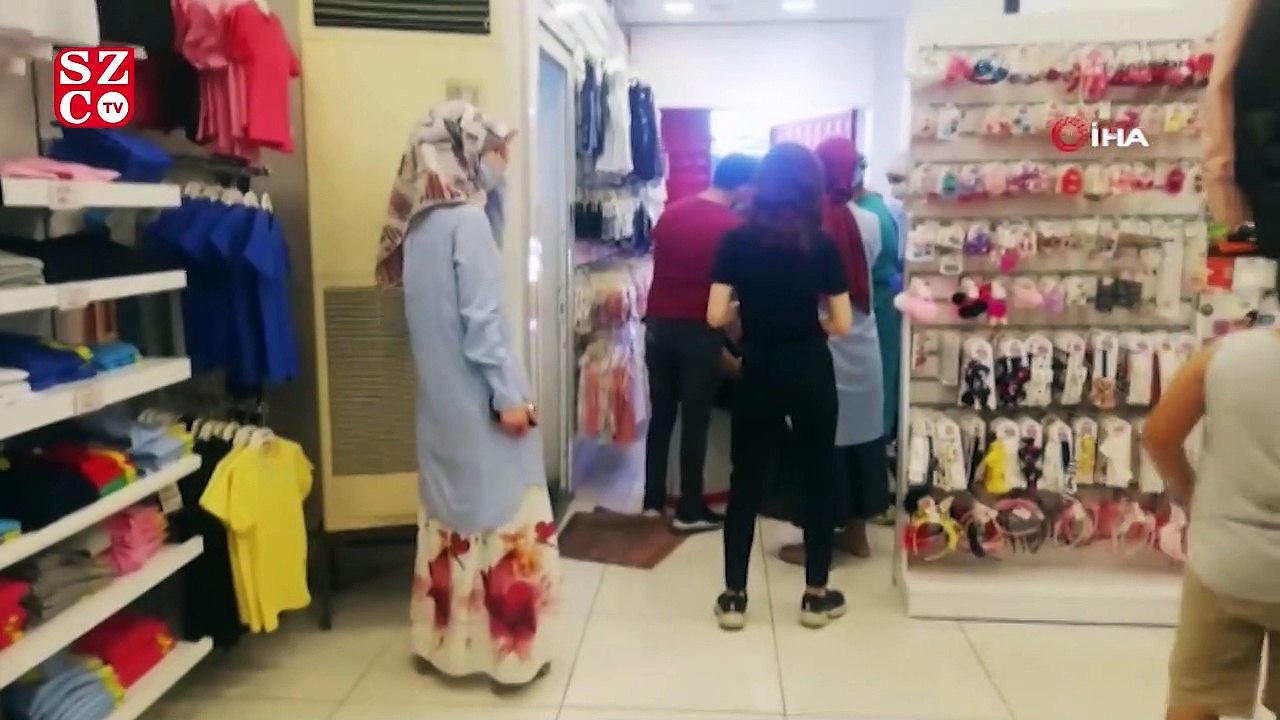 Maske takmayı kabul etmeyen şahıslar iş yeri sahibini böyle darp etti