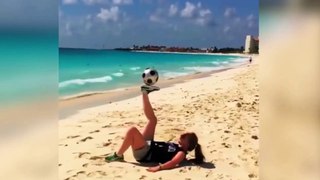 Women's Amazing Football Skills