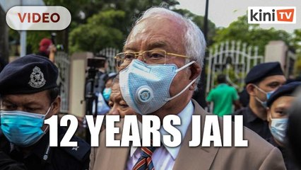 Najib to face 12 years jail and RM210m fine