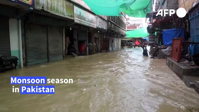 Heavy monsoon rains flood Pakistan's largest city Karachi