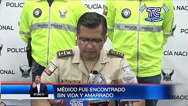 La Policía Nacional investiga la muerte de un médico en un departamento en Manta