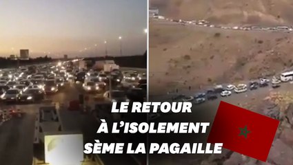 Au Maroc, scènes de chaos dans les transports après la fermeture de 8 villes