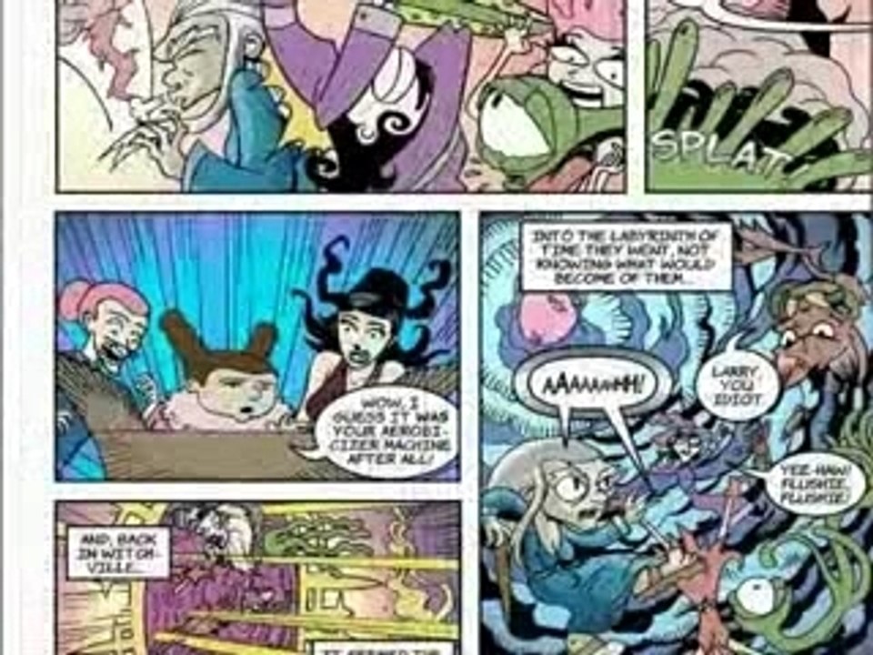 How to Color Comic Books - 3 Witches page 12 Adobe Photoshop