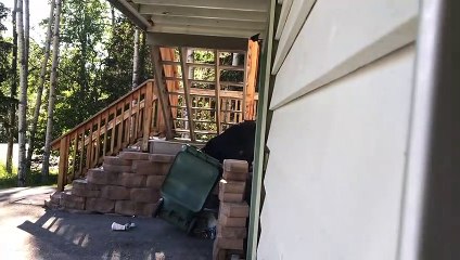 Bear Tears Through Trash for a Treat