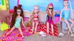 Barbie Girl, Rapunzel Beach & Swimming Pool Baby Doll Toys!
