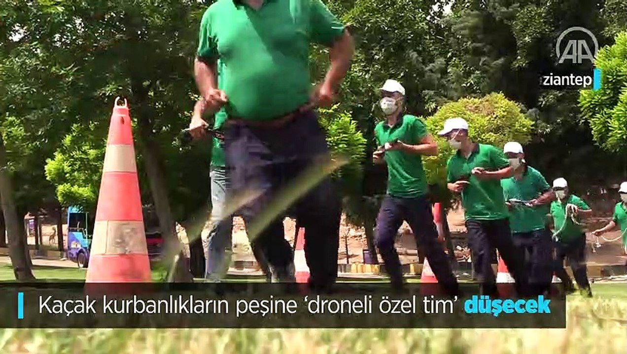 Kaçak kurbanlar için özel eğitimli ve droneli '...