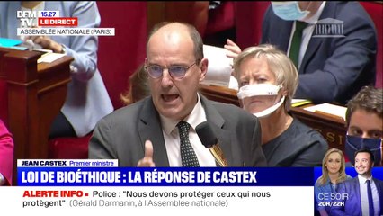 Jean Castex sur le projet de loi bioéthique: "Nous sommes devant la nécessité de comprendre les évolutions de notre société, et de l'apaiser"