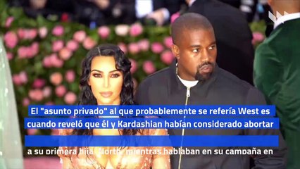 Kanye West visita el hospital después de disculparse con Kim Kardashian
