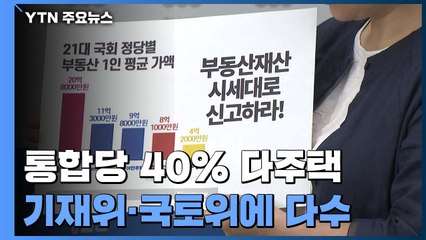 "통합당 의원 40% 다주택"...부동산 다루는 기재위·국토위에 다수 / YTN