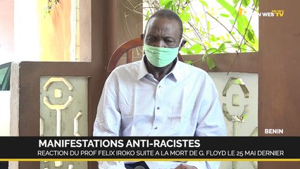 Bénin: Le professeur Abiola Félix Iroko à propos des manifestations  anti-racistes, suite à la mort de George Floyd le 25 mai dernier
