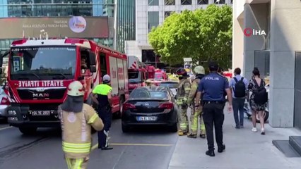 Şişli'de bir iş merkezinde patlama meydana geldi